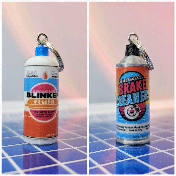 Miniature Blinker Fluid/Brake Cleaner Keychain